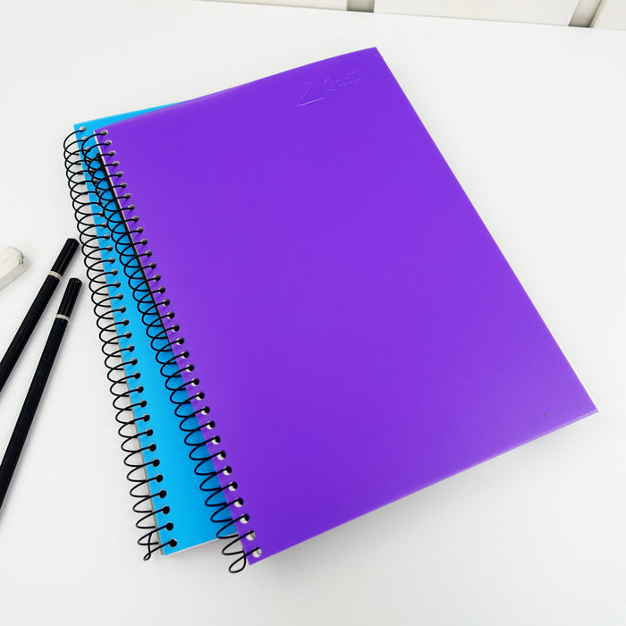 Quill Visual Art Diary PP 110gsm A4 120 Pages Dark Purple