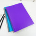 Quill Visual Art Diary PP 110gsm A4 120 Pages Dark Purple