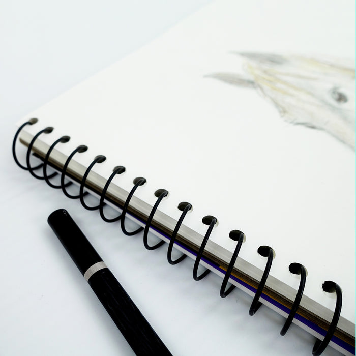 Quill Visual Art Diary PP 110gsm A4 120 Pages Dark Purple