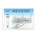 Quill Sketch Pad 110gsm A3 50 Leaf White