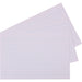 Quill Palm/Study/System Cards Ruled 210gsm 6in x 4in (152 x 102mm) Pack 100 White