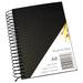 Quill Visual Art Diary PP 110gsm A6 120 Pages Black