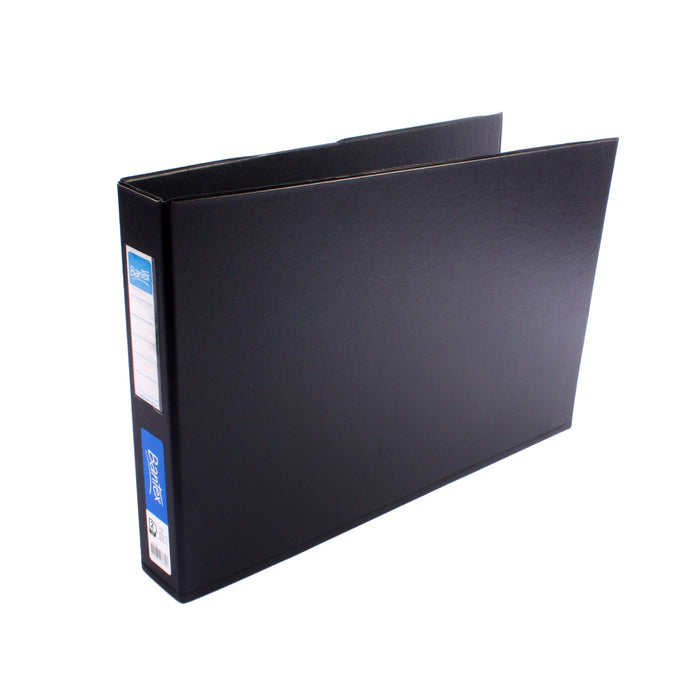 Bantex Ring Binder Landscape A3 2D Ring 38mm Black