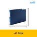 Bantex Ring Binder Landscape A3 3D Ring 38mm Blue