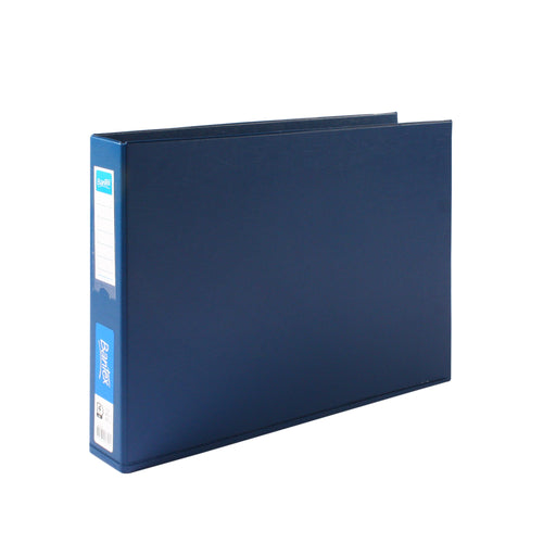 Bantex Ring Binder Landscape A3 4D Ring 38mm Blue