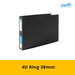 Bantex Ring Binder Landscape A3 4D Ring 38mm Black