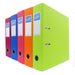 Bantex Fruits Lever Arch File PVC A4 70mm Box 10 Assorted