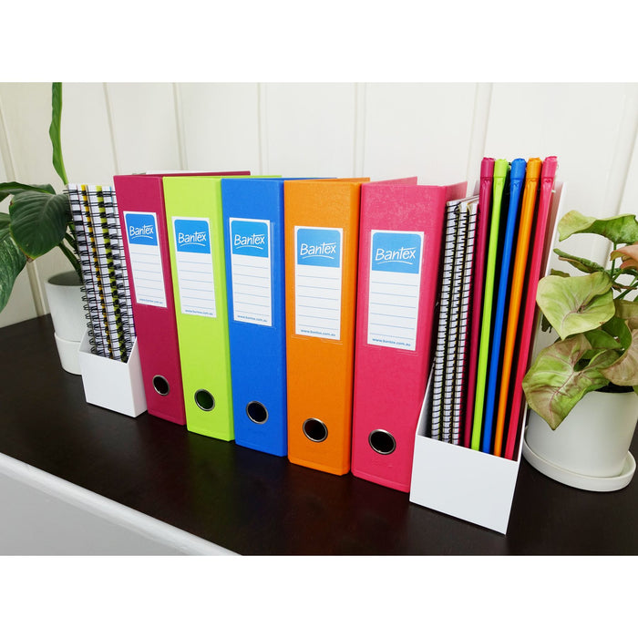 Bantex Fruits Lever Arch File PVC A4 70mm Box 10 Assorted