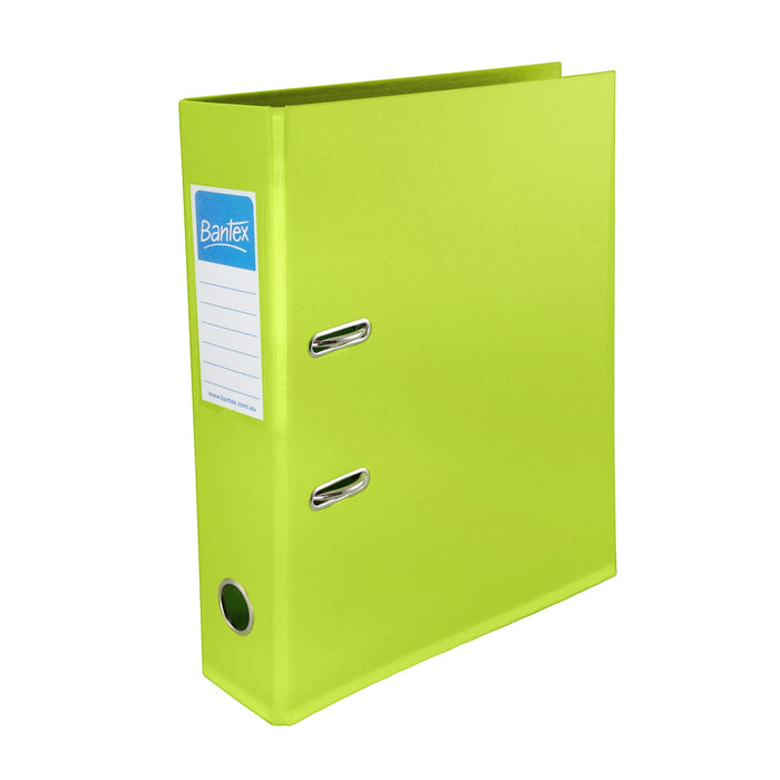 Bantex Fruits Lever Arch File PVC A4 70mm Lime