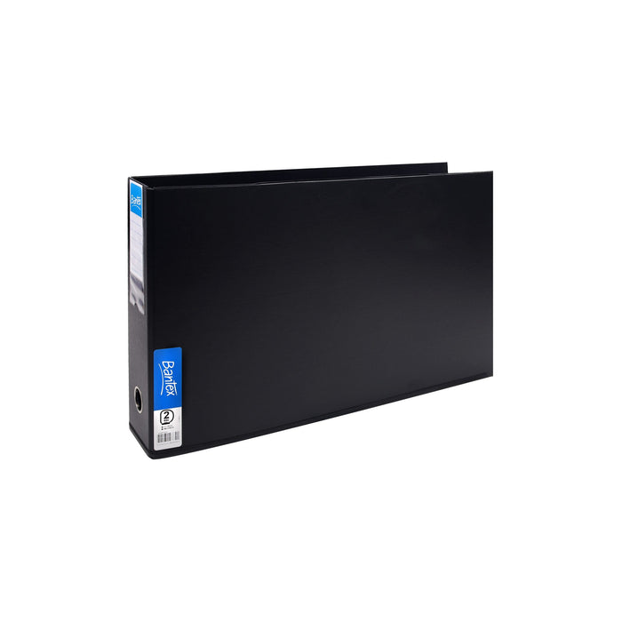 Bantex Ring Binder Landscape A3 2D Ring 65mm Black