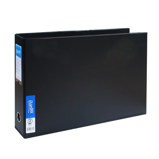Bantex Ring Binder Landscape A3 3D Ring 65mm Black