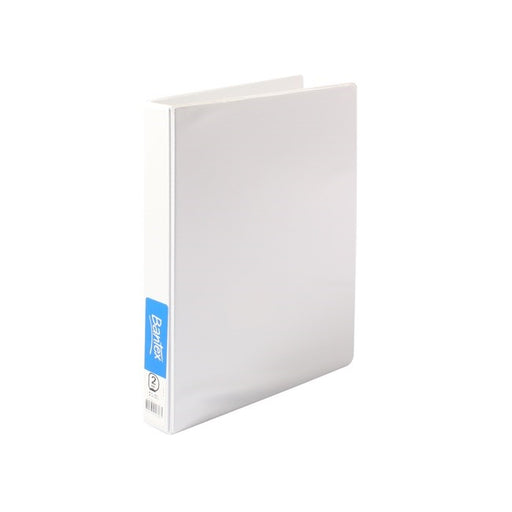 Bantex Standard Insert Ring Binder PP A4 2D Ring 25mm White