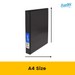 Bantex Standard Insert Ring Binder PP A4 4D Ring 25mm Black