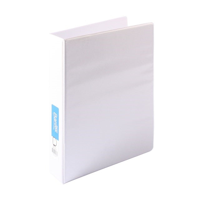 Bantex Standard Insert Ring Binder PP A4 2D Ring 38mm White