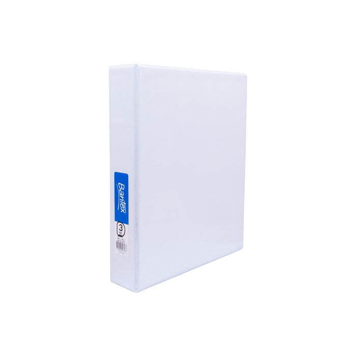 Bantex Standard Insert Ring Binder PP A4 3D Ring 38mm White