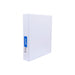 Bantex Standard Insert Ring Binder PP A4 3D Ring 38mm White