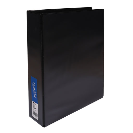 Bantex Standard Insert Ring Binder PP A4 3D Ring 50mm Black