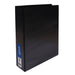 Bantex Standard Insert Ring Binder PP A4 3D Ring 50mm Black