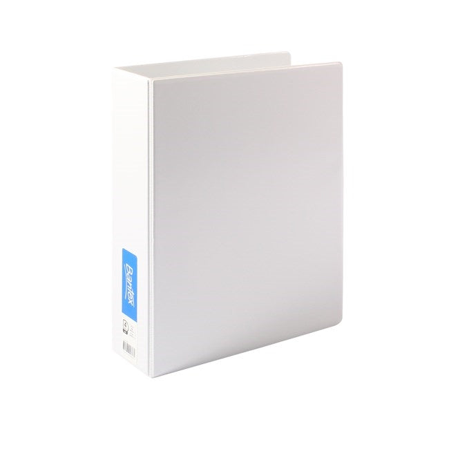 Bantex Standard Insert Ring Binder PP A4 4D Ring 50mm White