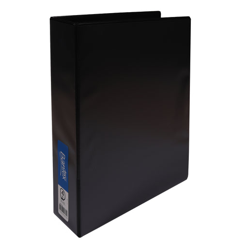 Bantex Standard Insert Ring Binder PP A4 4D Ring 50mm Black