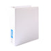 Bantex Standard Insert Ring Binder PP A4 3D Ring 65mm White
