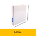 Bantex Insert Lever Half Arch File PP A4 White