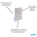 Bantex Insert Ring Binder A3 2D Ring 38mm White