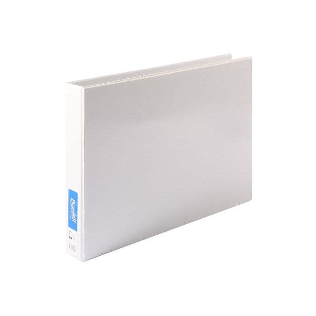 Bantex Insert Ring Binder Landscape A3 3D Ring 38mm White