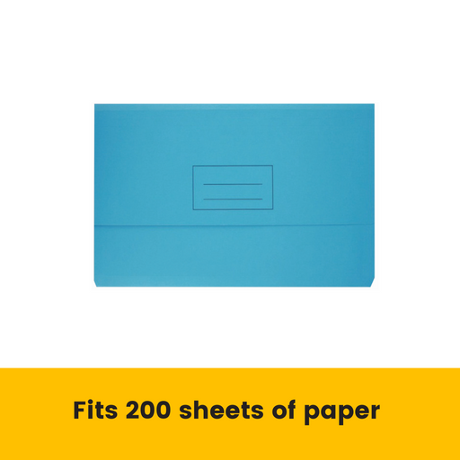 Bantex Document Wallet Manilla 230gsm Foolscap Light Blue