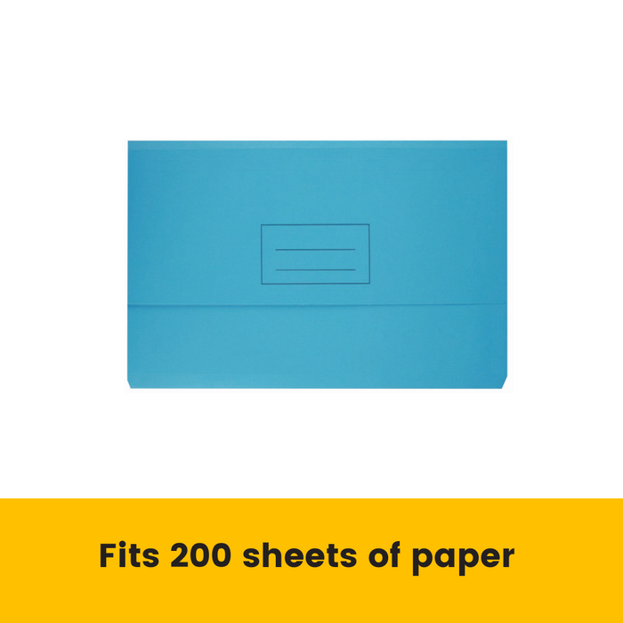 Bantex Document Wallet Manilla 230gsm Foolscap Light Blue