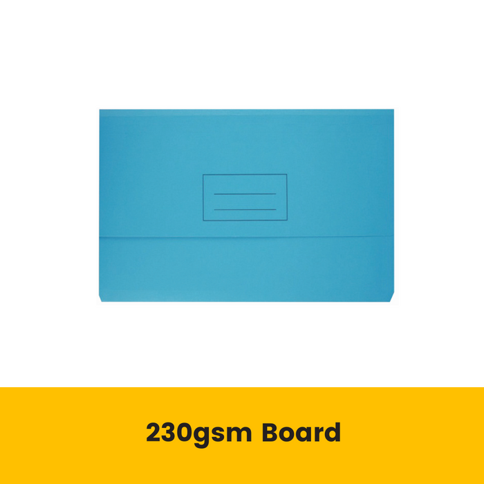 Bantex Document Wallet Manilla 230gsm Foolscap Light Blue