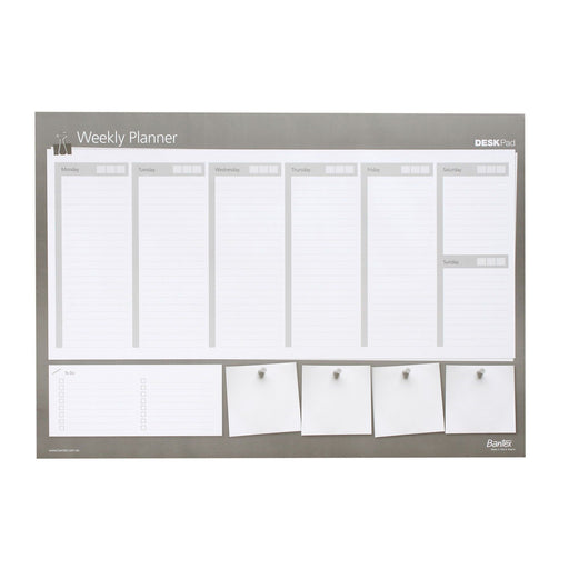 Bantex Undated Weekly Planner Pad A2 30 Sheets