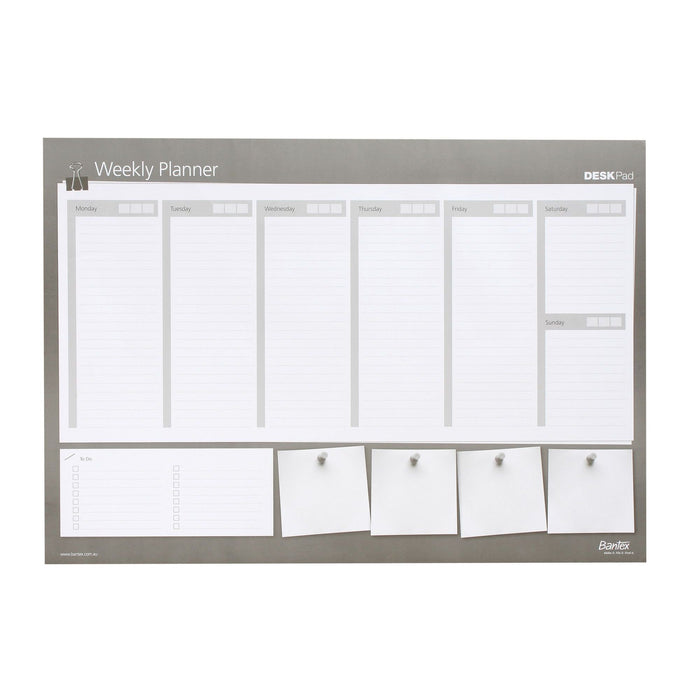 Bantex Undated Weekly Planner Pad A2 30 Sheets
