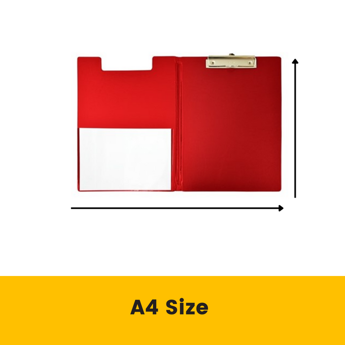 Bantex Standard Clipfolder PVC A4 Red