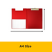 Bantex Standard Clipfolder PVC A4 Red