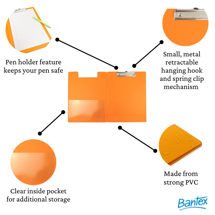 Bantex Fruits Clipfolder PVC A4 Mango