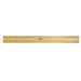 Bantex Wooden Ruler 30cm Polished (Bulk Packaging) Brown