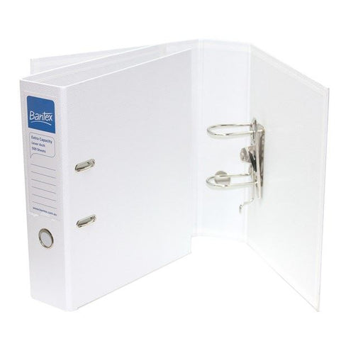 Bantex Extra Capacity Lever Arch File A4 White