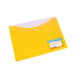 Bantex Tropical Document Wallet PP A4 Button Close with Pocket Banana