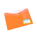 Bantex Tropical Document Wallet PP A4 Button Close with Pocket Mango