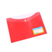 Bantex Tropical Document Wallet PP A4 Button Close with Pocket Melon