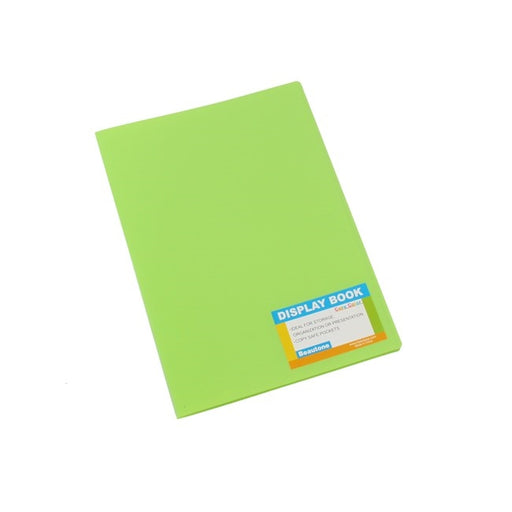 Bantex Tropical Fixed Display Books PP A4 20 Pockets Lime