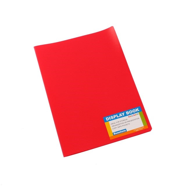 Bantex Tropical Fixed Display Books PP A4 20 Pockets Melon