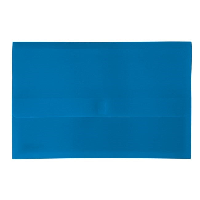 Bantex Polydoc Document Wallet PP Foolscap Bright Blue