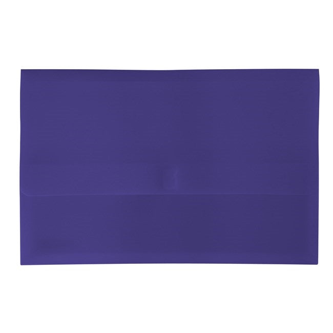 Bantex Polydoc Document Wallet PP Foolscap Blue
