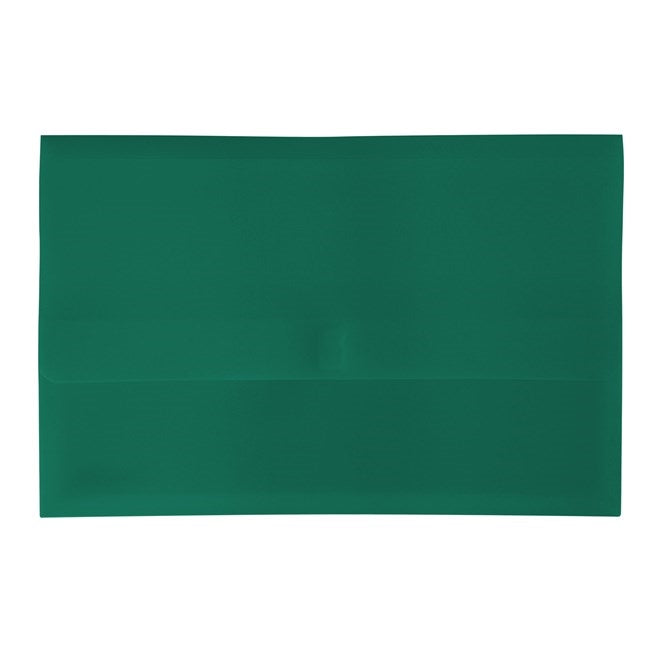 Bantex Polydoc Document Wallet PP Foolscap Green
