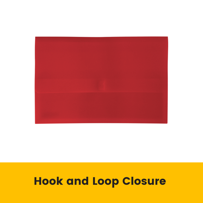 Bantex Polydoc Document Wallet PP Foolscap Red