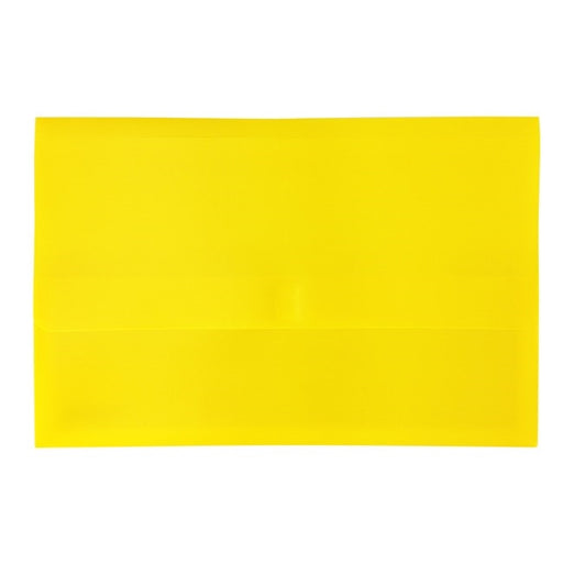 Bantex Polydoc Document Wallet PP Foolscap Yellow