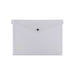 Bantex Transparent Document Wallet PP A4 Button Closure Clear