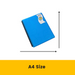 Bantex Jewel Refillable Display Books PP A4 30 Pockets Blue